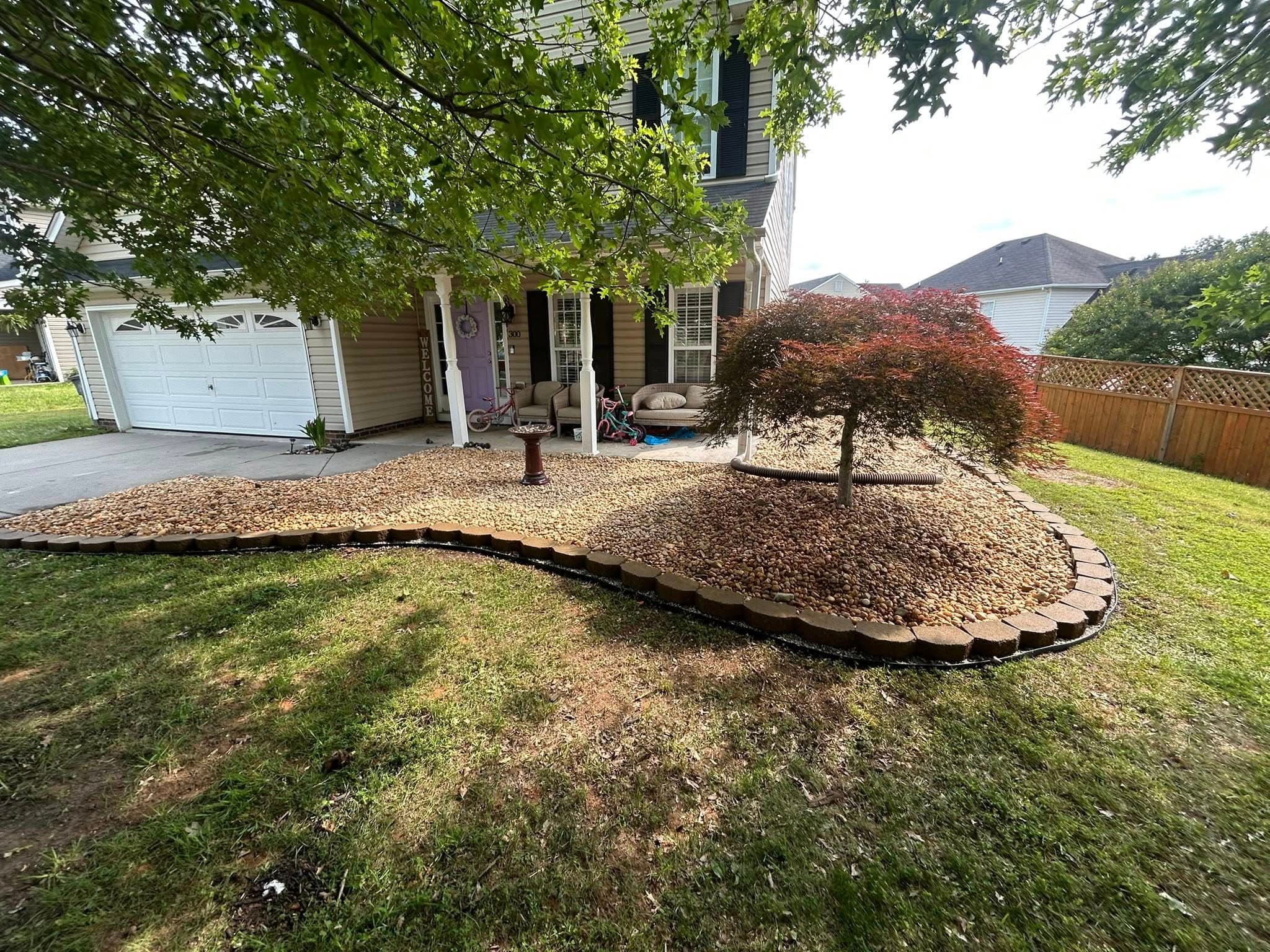 Landscaped Front Yard
